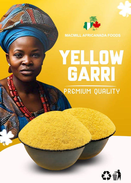 Premium Yellow Garri – Crunchy, Nutritious, and Richly Flavored!